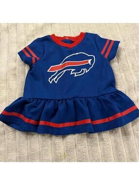 NFL Buffalo Bills Cheerleading Dress Girls Size 0/3 Months